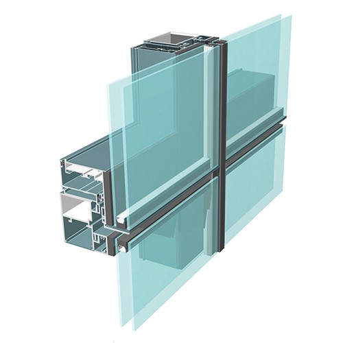 Фасадные системы для наружной отделки зданий из алюминиевого профиля
