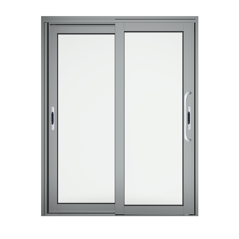Встроенная раздвижная дверь из алюминиевого сплава с двойным остеклением
