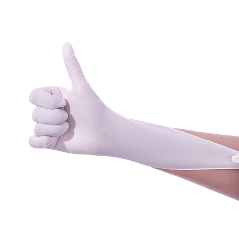 
      Белые нитриловые перчатки без пудры
     </font></font>