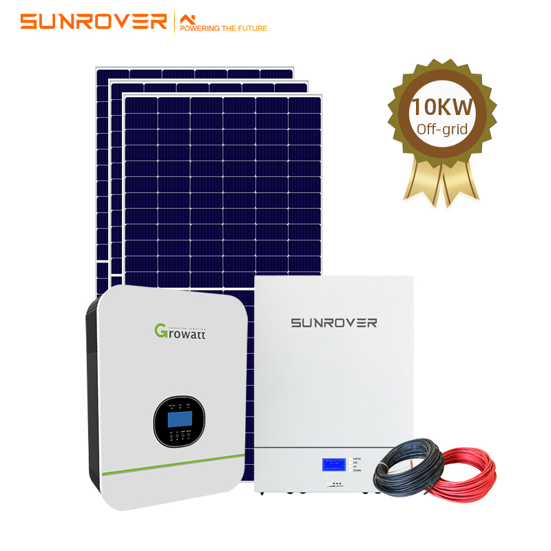 Простая установка Солнечная система Off Grid 10KW
