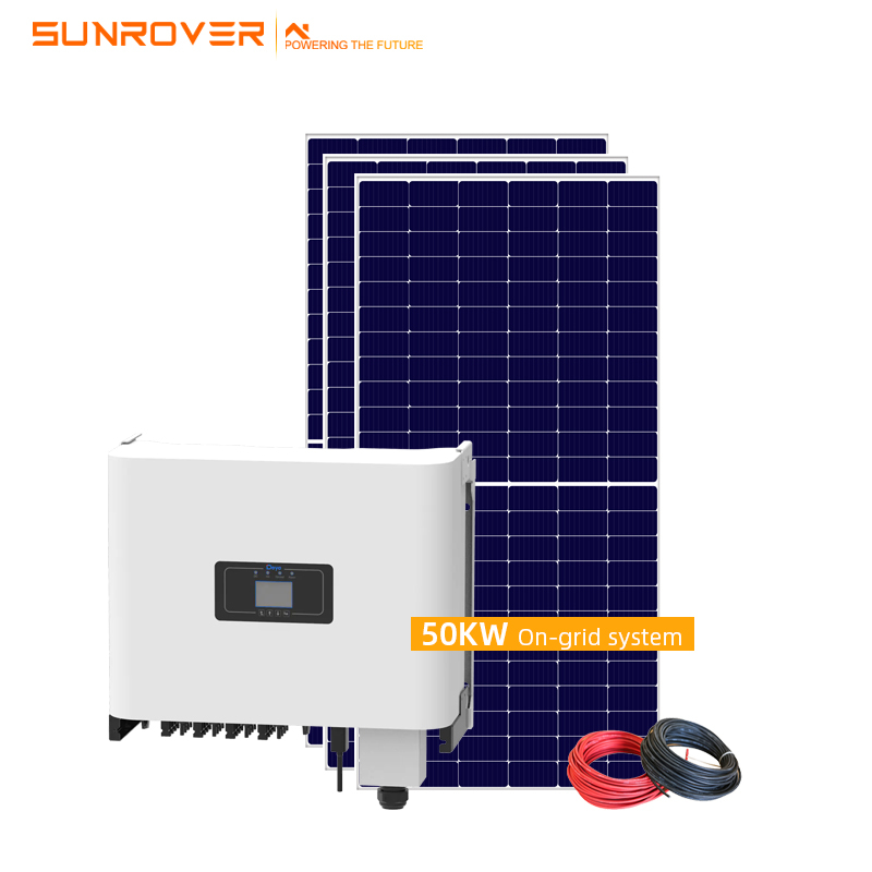 Простая установка 50KW на системе солнечной энергии решетки
