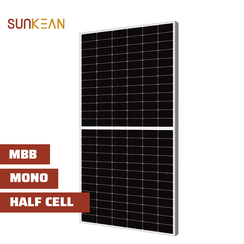 Наполовину отрезанные 550В модули солнечных батарей МББ Перк 144Селлс 182мм ПВ размера ячейки Монокристаллические модули
