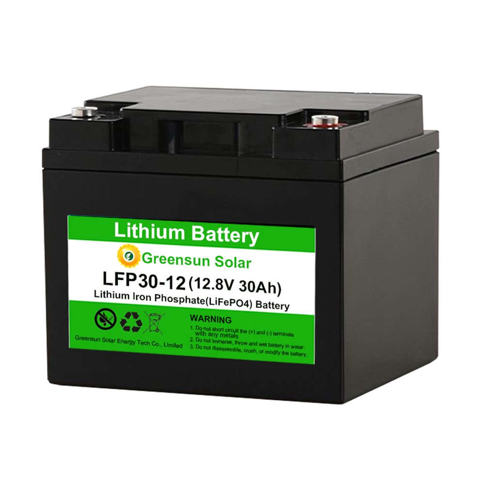 Батарея Lifepo4 12v 30ah литиевая железная батарея
