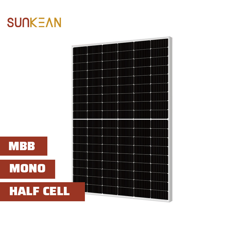 Моно 410 Вт 182 мм половинная ячейка MBB высокоэффективная солнечная панель