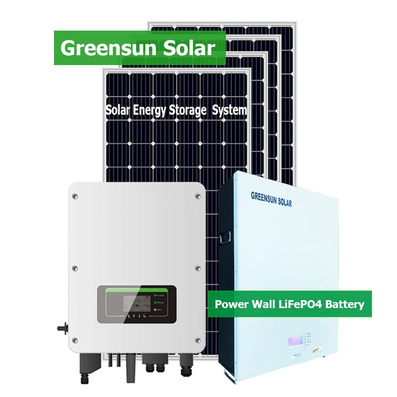 Солнечная энергосистема на крыше 3KW 5KW 6KW 8KW Домашние системы накопления энергии Солнечные батареи
