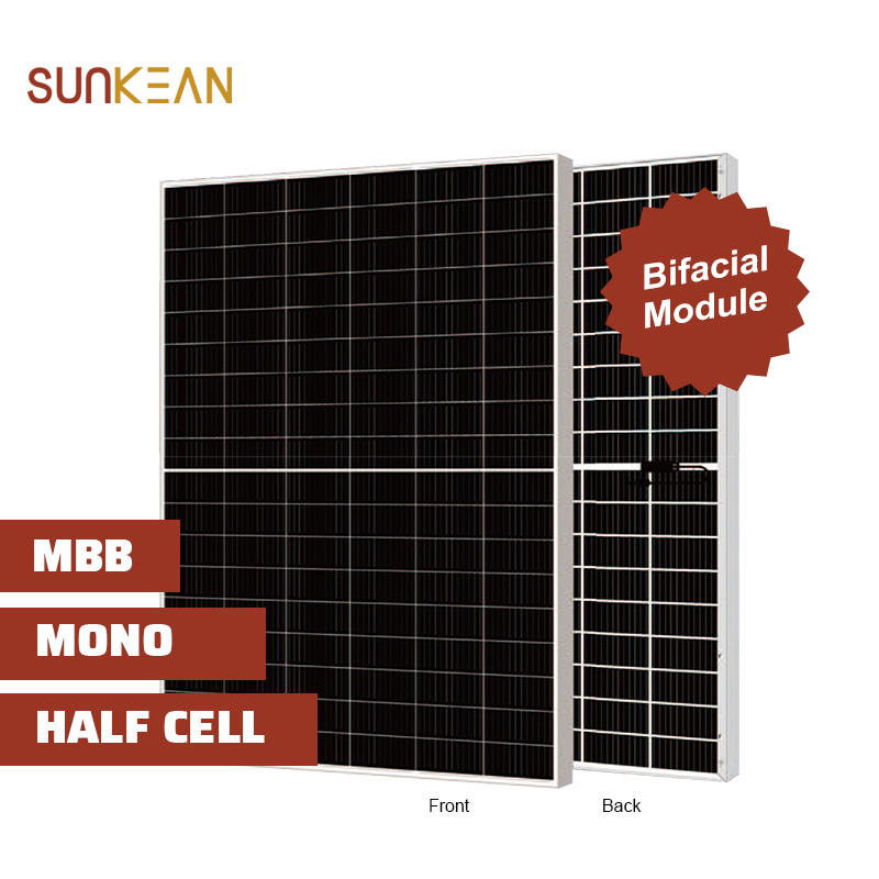 210 мм размер ячейки 545 Вт двусторонний модуль 108 ячеек моно панель солнечных батарей
