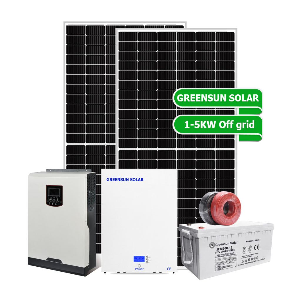 Off Grid 1KW 2KW 3KW 4KW 5KW домашние системы солнечной энергии

