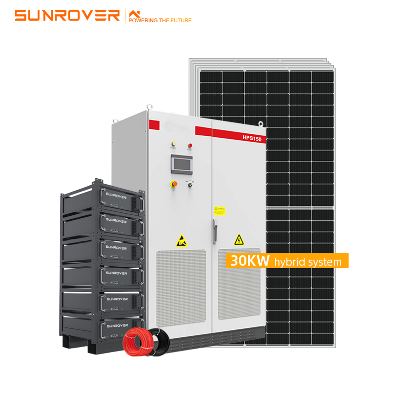 Высокоэффективная гибридная солнечная система мощностью 30 кВт

