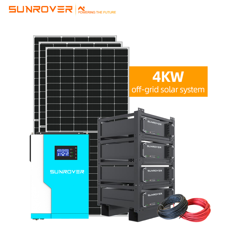 Индивидуальная автономная солнечная энергетическая система мощностью 4 кВт
