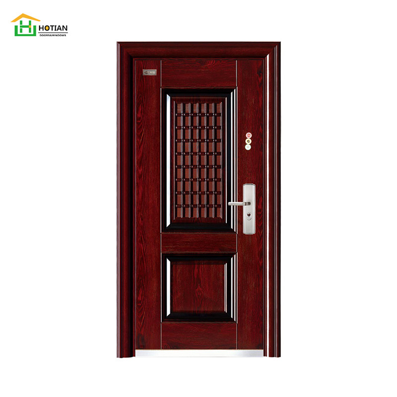Входная дверь утюга главных ворот виллы стальной двери хорошего качества
