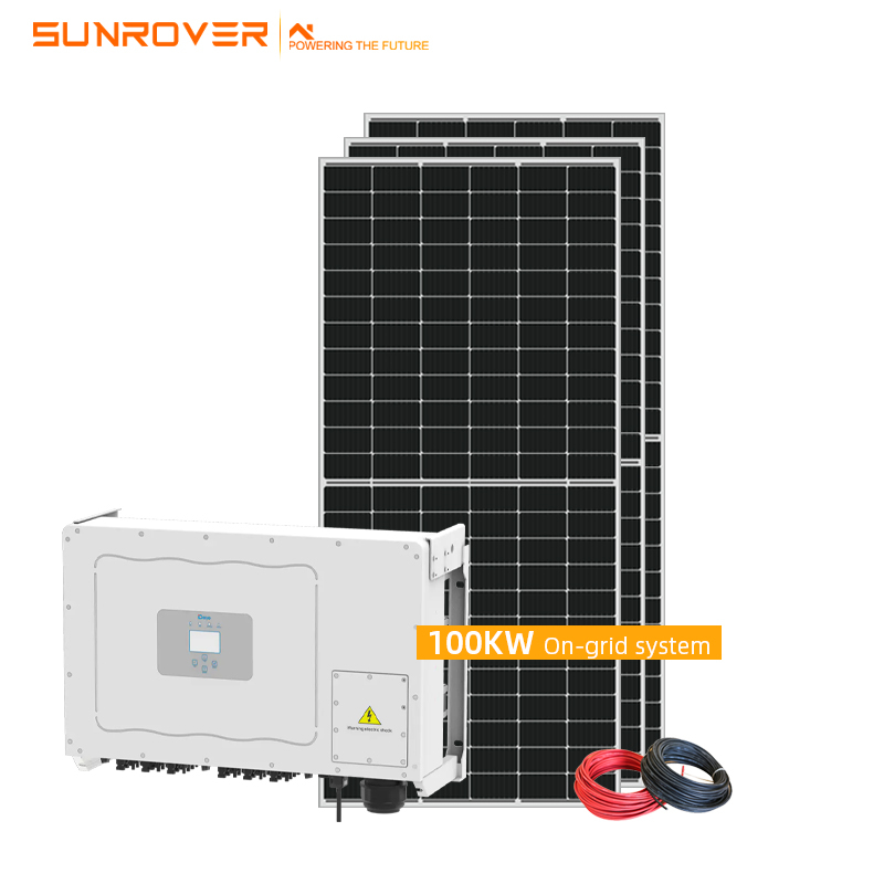 Высококачественная солнечная энергетическая система мощностью 100 кВт в сети
