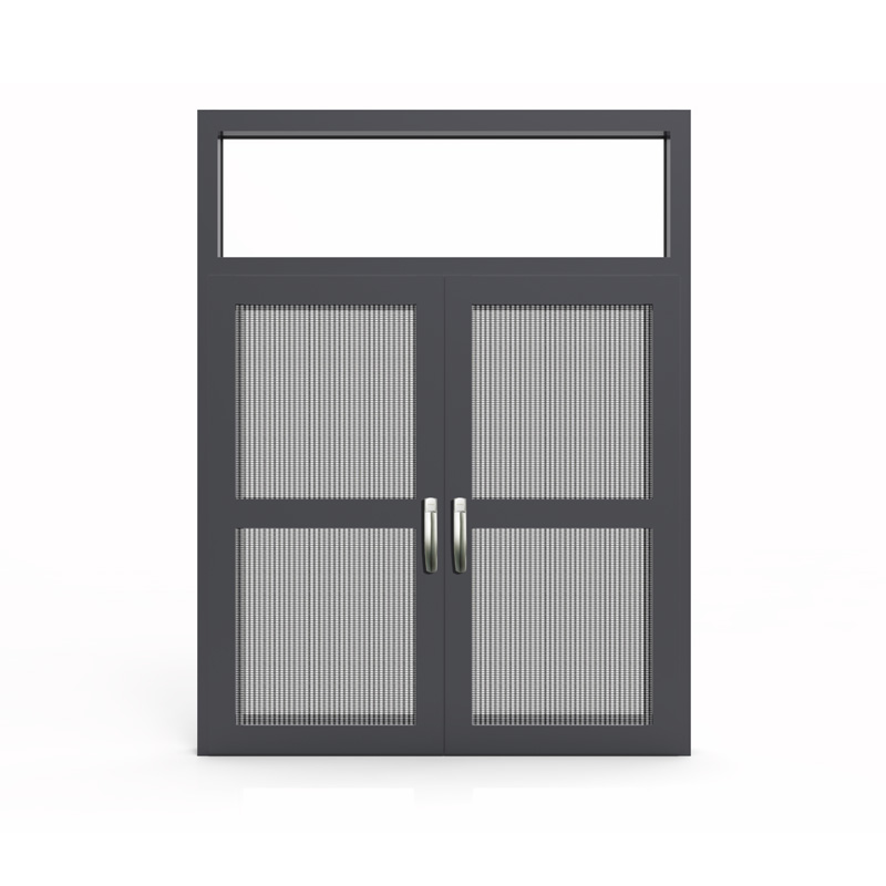 Распашная дверь профессионального уровня со стальным экраном от мух (kpm100)
