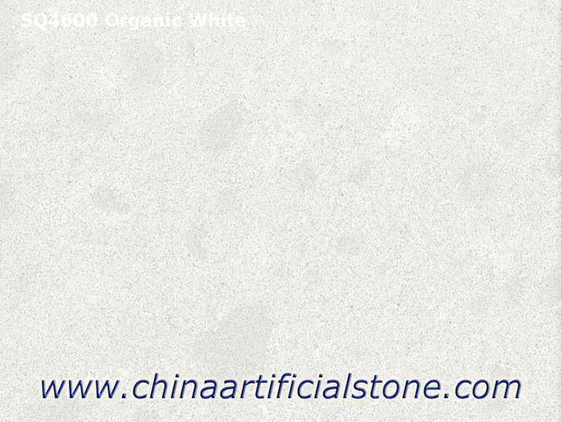 Органические белые кварцевые каменные плиты
