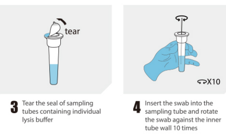 Тест на антиген мазка из носа (коллоидное золото)