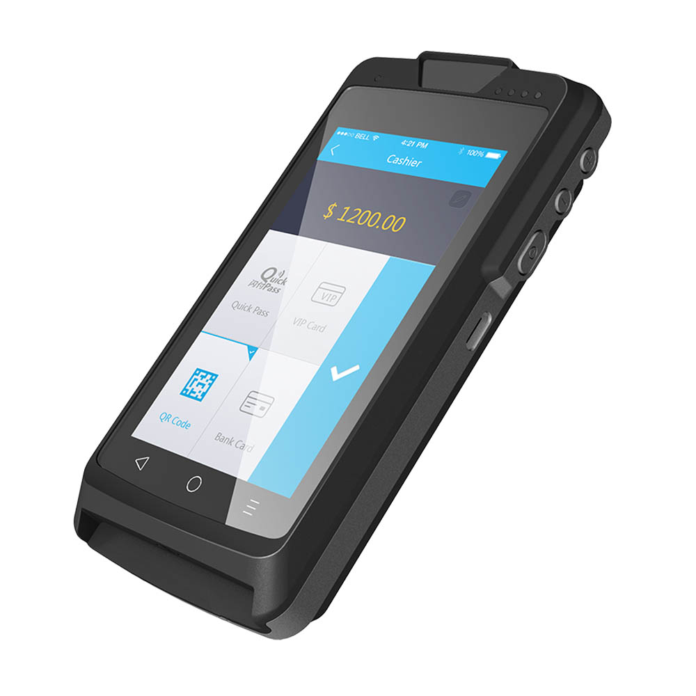 Самый портативный финансовый 4G Paypass Paywave PCI PTS Android EFT Smart POS
