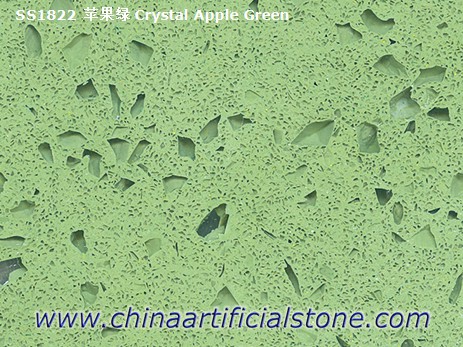 Crystal Green Stellar Green Sparkle Кварцевые плиты
