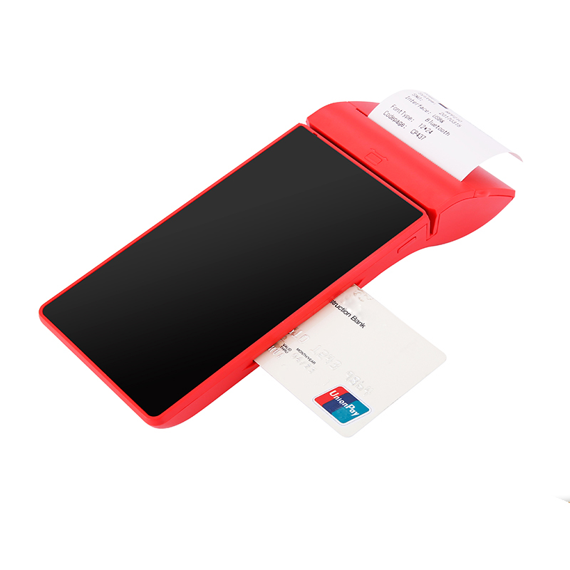 Портативное устройство 4G NFC All-in-One Android MPOS с принтером для банков
