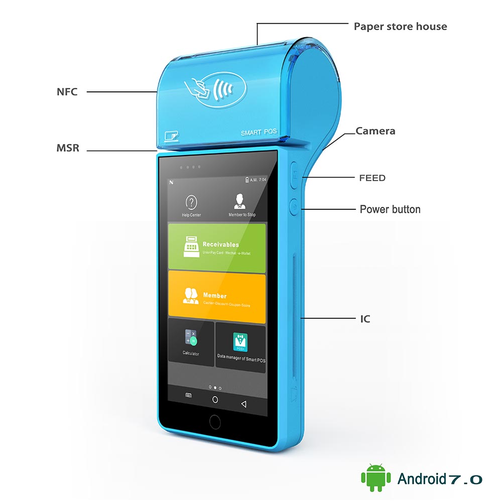 Новейшая 4G Android POS