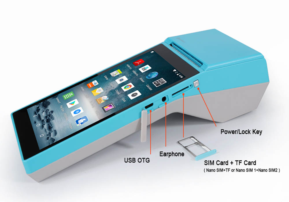 4G Handheld android магазин розничной торговли pos