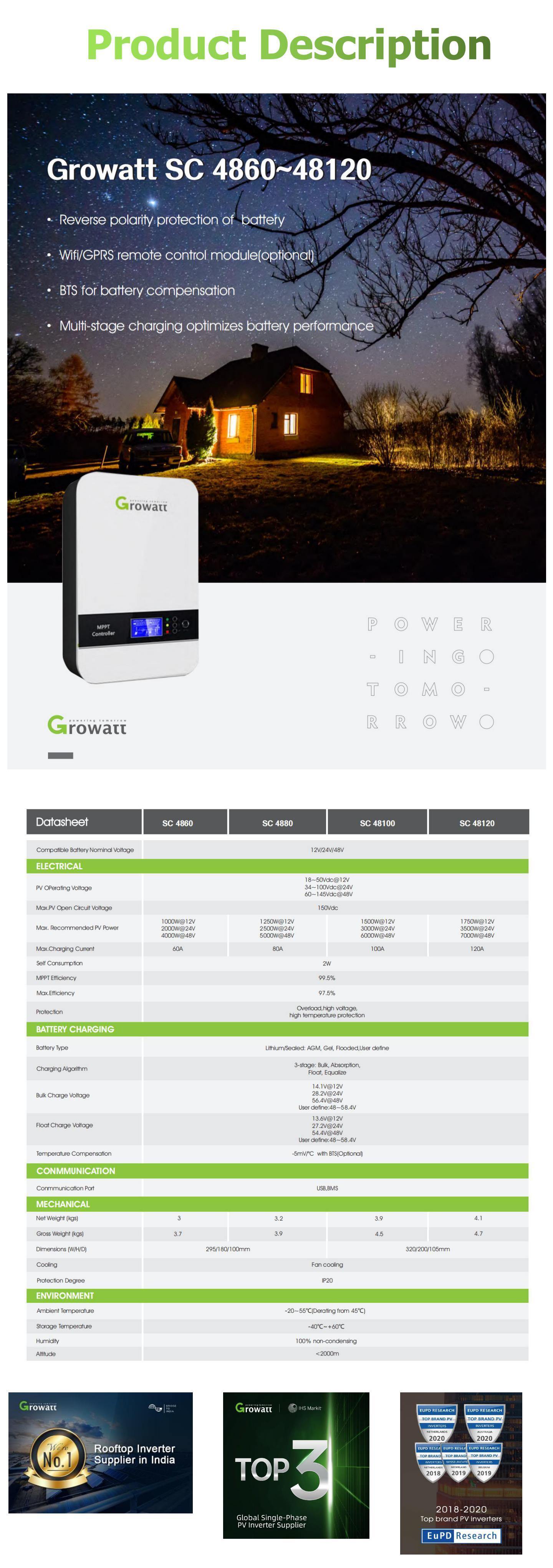 Инвертор для хранения энергии Growatt On Grid