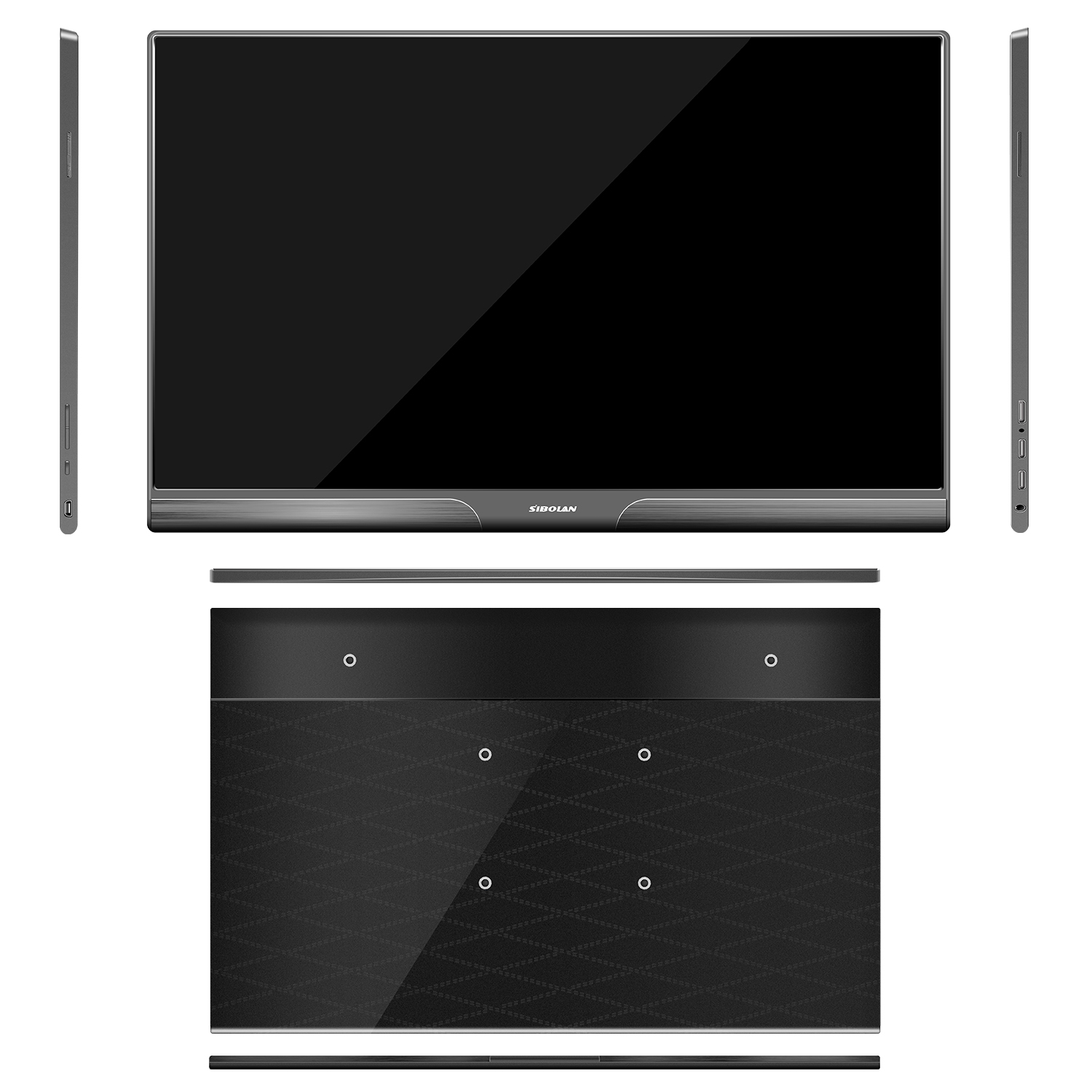 15,6-дюймовый сенсорный экран 1080p типа C для ноутбука Ps4 Usb портативный монитор
