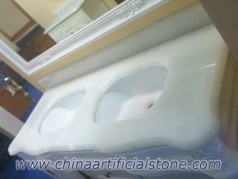 Чистая белая керамическая столешница Magna Glass Ceramic