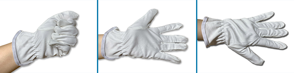 Пылезащитные перчатки из микрофибры для чистых помещений для промышленного использования