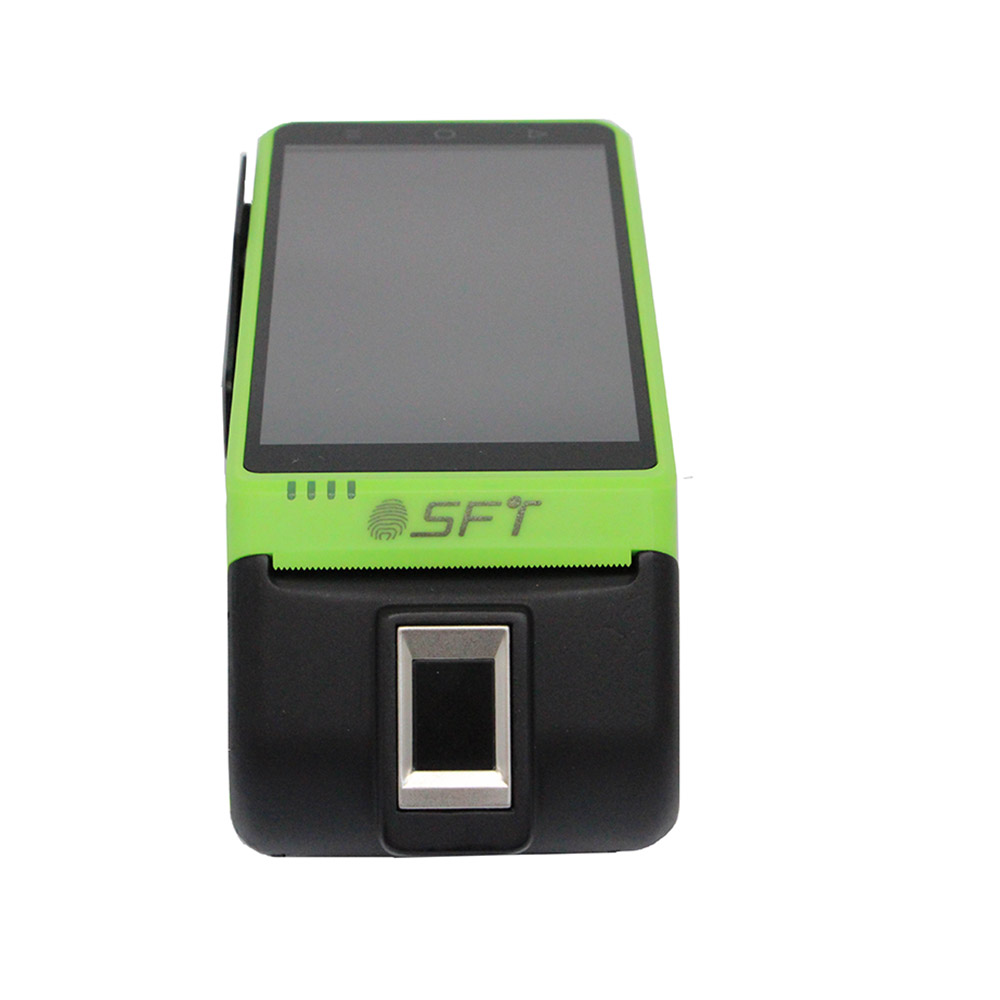 Портативный биометрический отпечаток пальца 4G EMV PCI SFT FBI Android eSim MPOS-терминал
