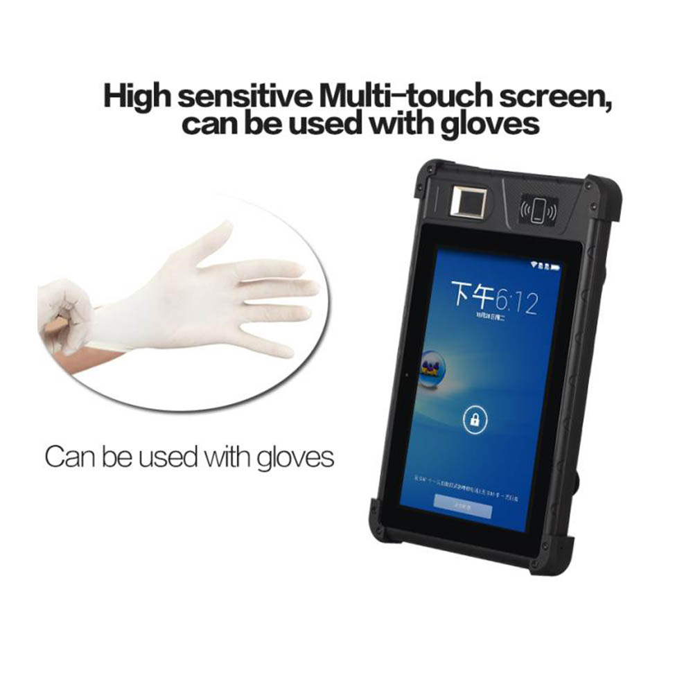Планшет 4G Rugged со сканером отпечатков пальцев