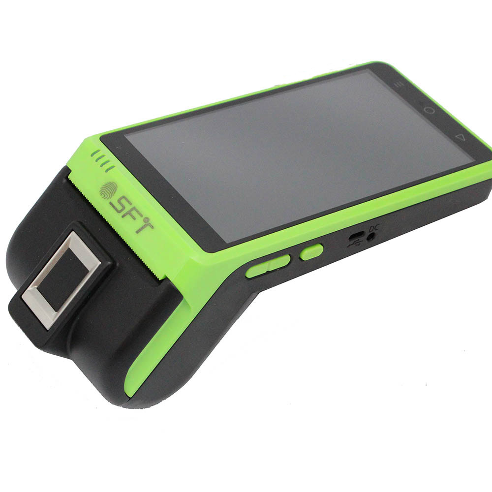 Шаблон SFT ISO19794 Ручной биометрический терминал Smart PDA с принтером
