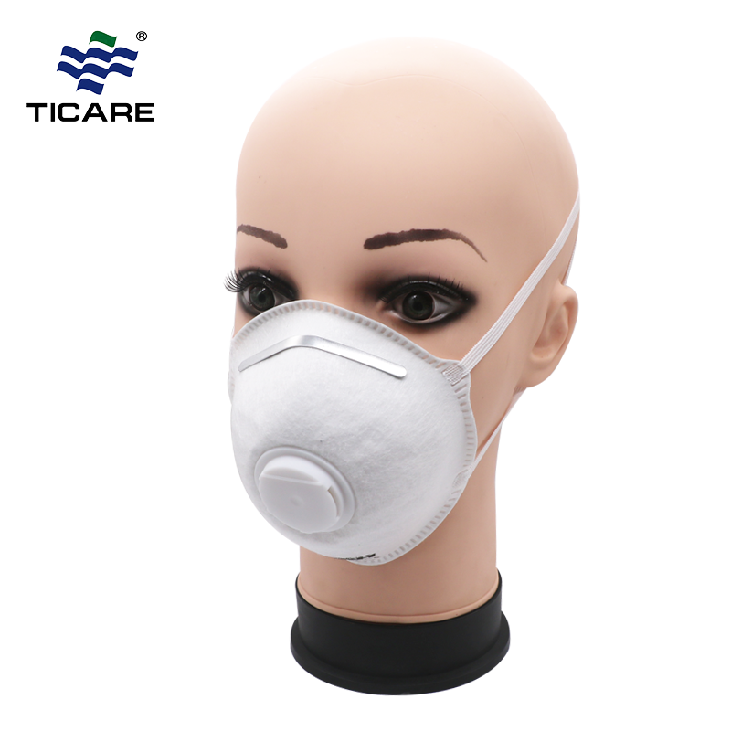 Одноразовая нетканая пылезащитная маска для лица на открытом воздухе
