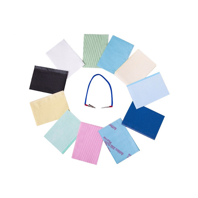 Одноразовые бумажные нагрудники и фартуки для стоматологических пациентов
