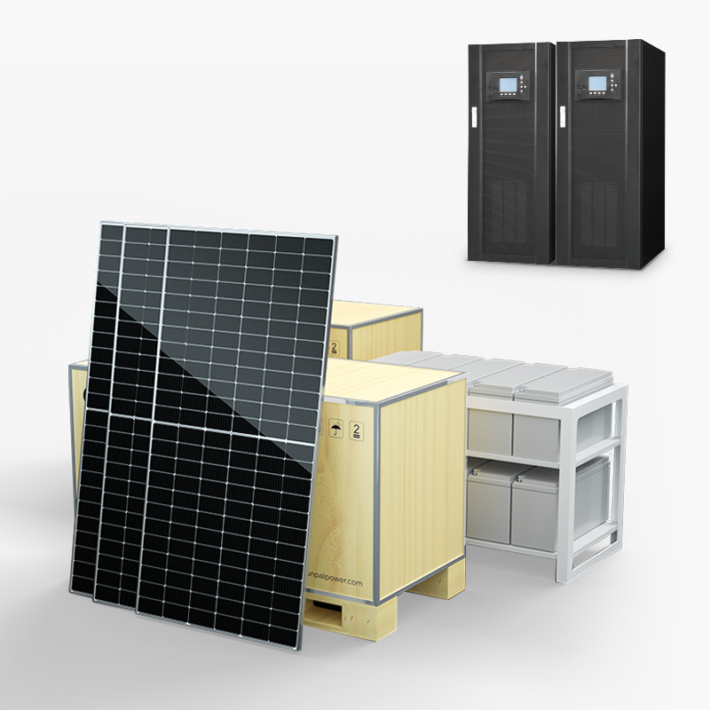Солнечные панели Off Grid комплекты фотоэлектрической системы для коммерческого использования на заводе
