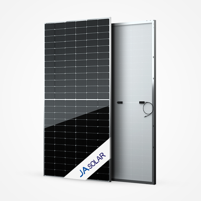 Солнечная фотоэлектрическая панель JA Solar класса A MBB 144 мощностью 440–465 Вт с половинной вырезкой и крупными ячейками
