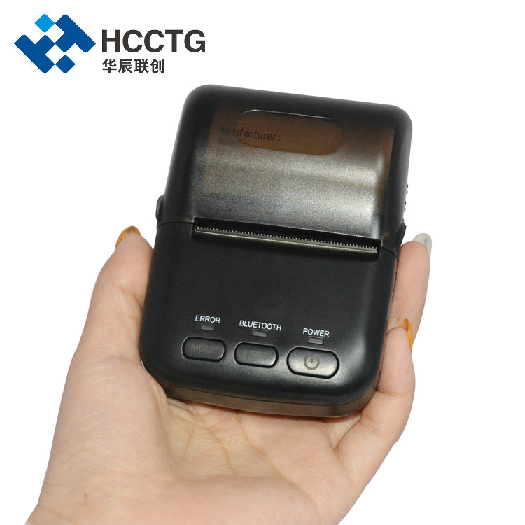 Мини-Bluetooth 58 мм Мобильный 2D термопринтер штрих-кода HCC-T12
