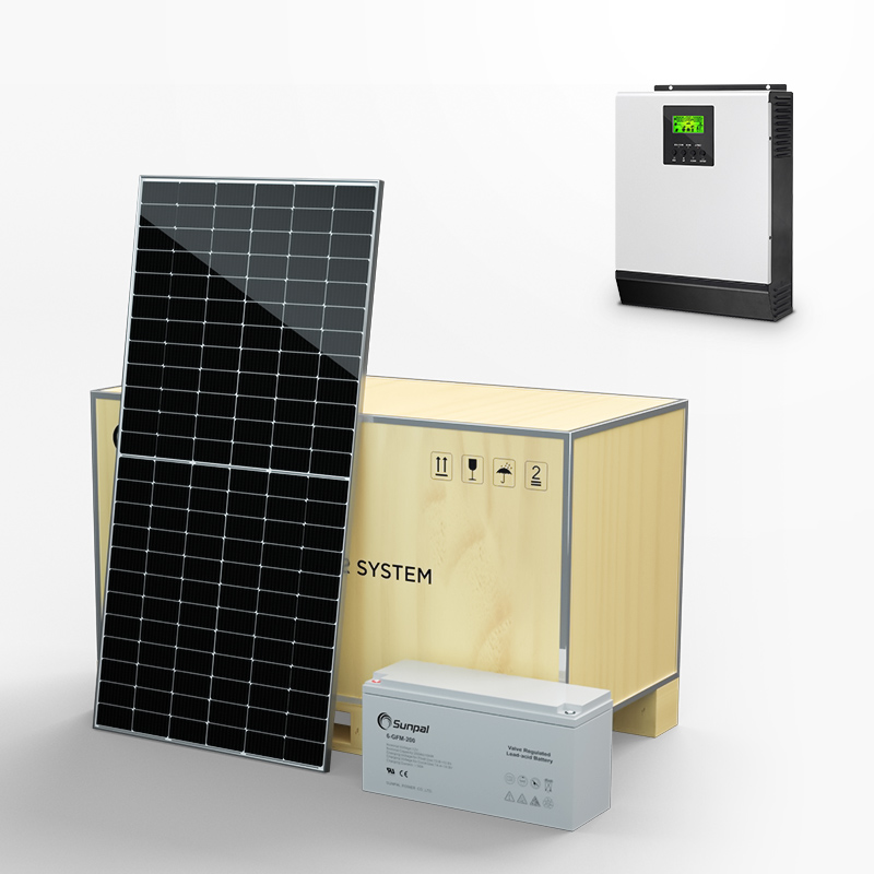 Солнечная панель 5KW Home Off Grid Солнечная фотоэлектрическая система Цена с резервным аккумулятором
