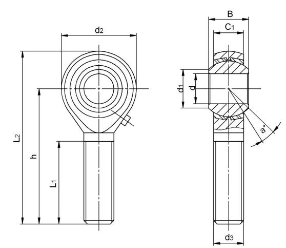 ДЮЙМ РЫБИЙ ПОДШИПНИК POSB10L