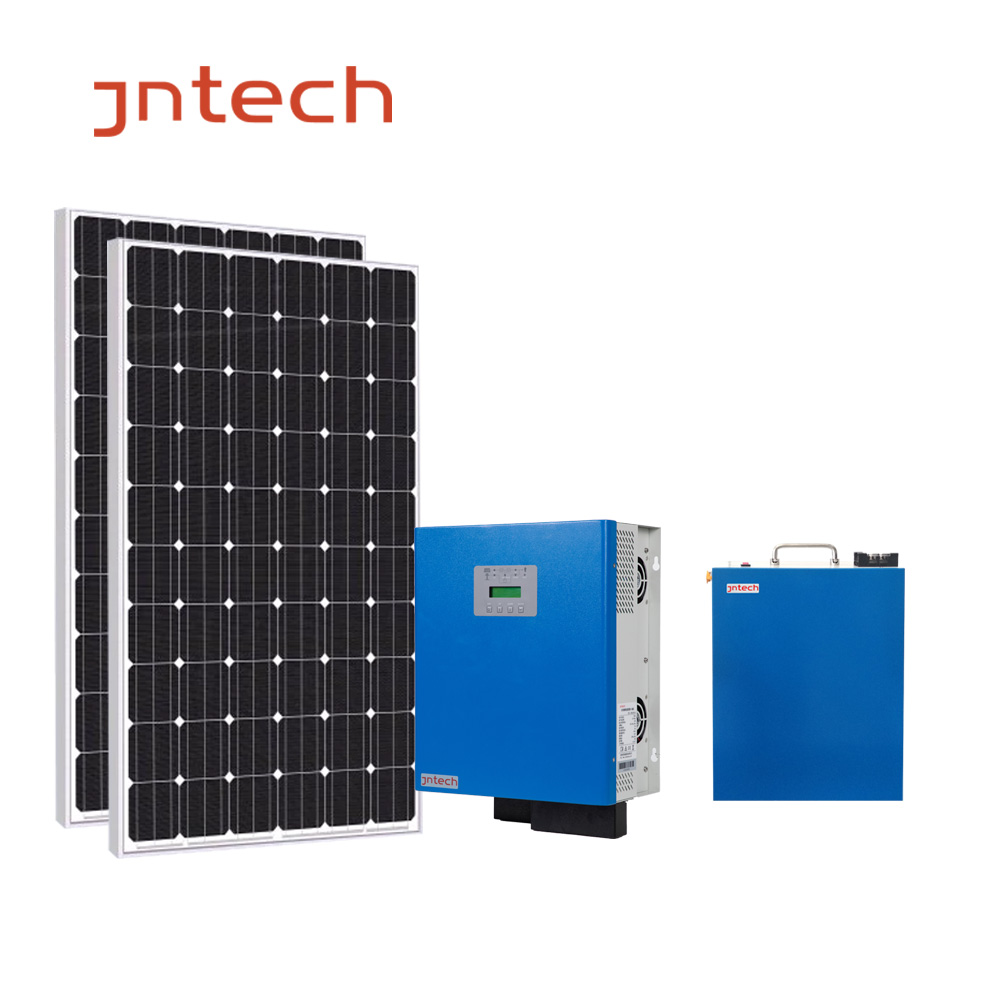 JNTECH Простота установки Полное 5000 Вт 5 кВт автономное домашнее освещение комплекты солнечной энергии цена на солнечную энергетическую систему
