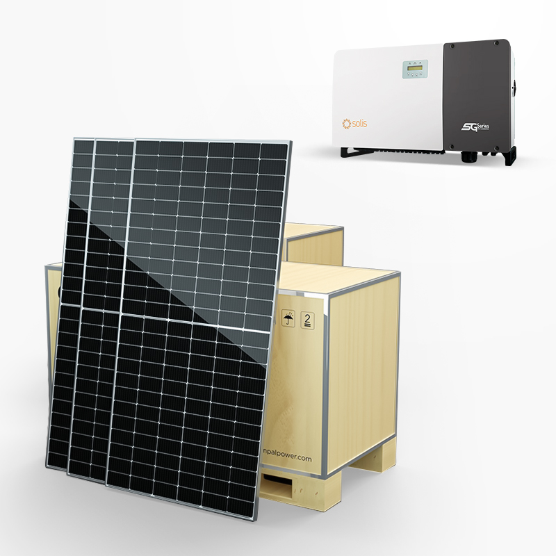Коммерческий комплект солнечной энергии в сетке
