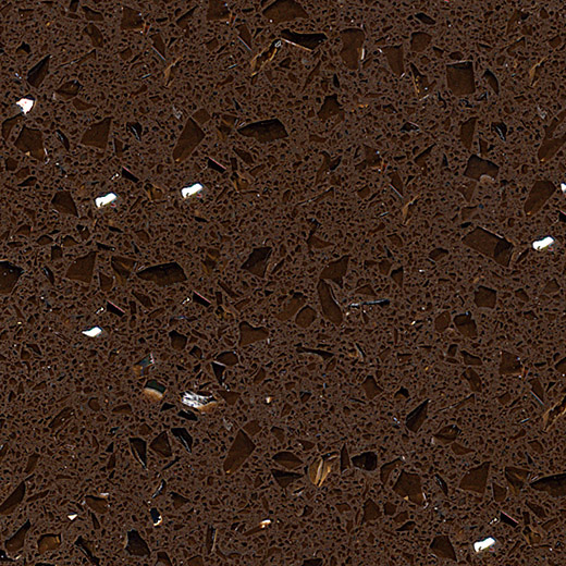 OP1815 Звездные темно-коричневые кухонные столешницы из кварца
