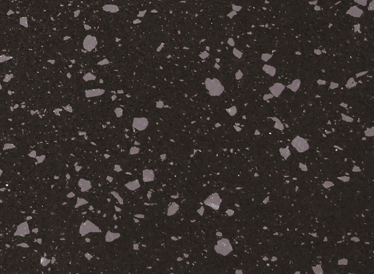 плавная серебристо-черная смесь кварцевая плита
