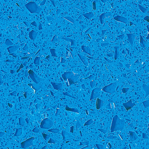 OP1813 Звездная светло-голубая напольная кварцевая плитка из Китая
