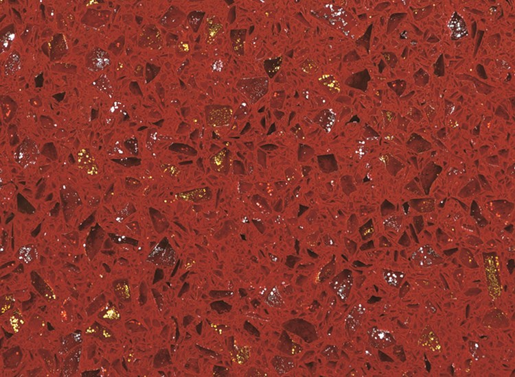 RSC7009 искусственный светло-красный кварцевый камень
