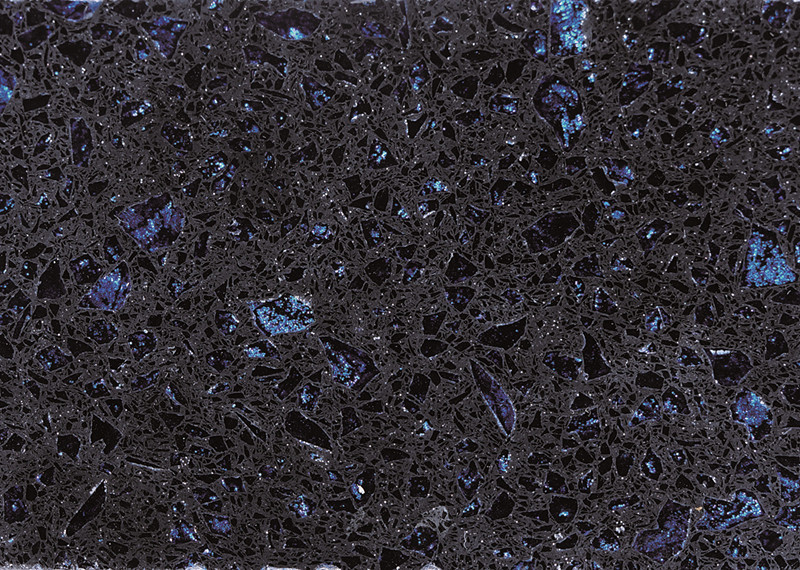 RSC7007 Темно-синий кварцевый камень для столешницы
