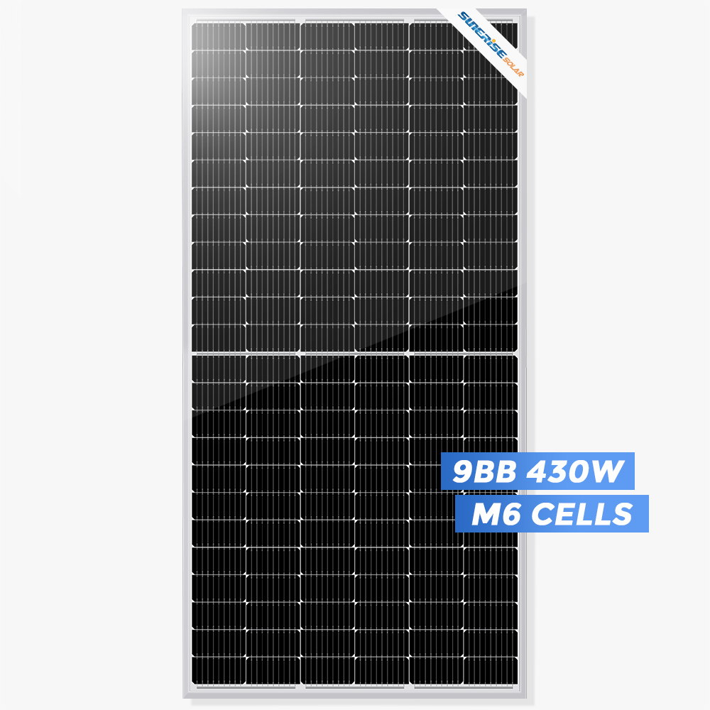 Панель солнечных батарей 166 мм Half Cut 430 Вт по лучшей цене

