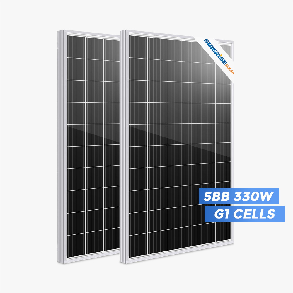 Монокристаллическая солнечная панель 5BB PERC мощностью 330 Вт для продажи
