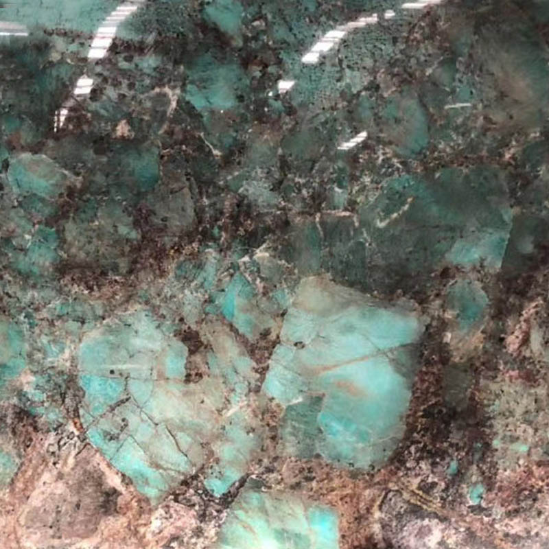 Amazon Green Quartzite большая полированная плита из Бразилии
