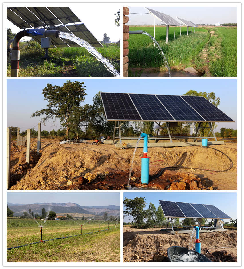 водяной насос на солнечных батареях для ферм