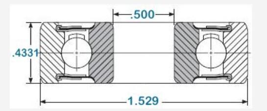 РАЗМЕР ПОДШИПНИКА 202NPP9