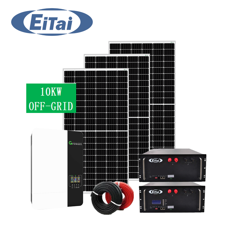 EITAI 9kw 10kw 14kw автономная солнечная фотоэлектрическая система 3000w 5000w одиночная трехфазная 230v 380v солнечная панель для дома 15kw
